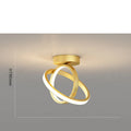 20cm iron ceiling light in round black, round gold, square black, or square gold with LED and remote control