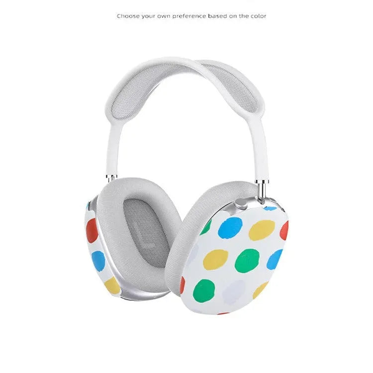 Wave point pattern AirPods Max headphone case protector for Apple headphones