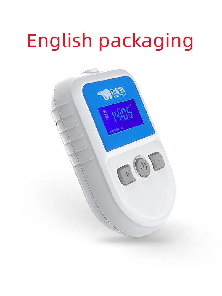 White low frequency pulse therapy instrument for sleep aid with USB port and compact dimensions