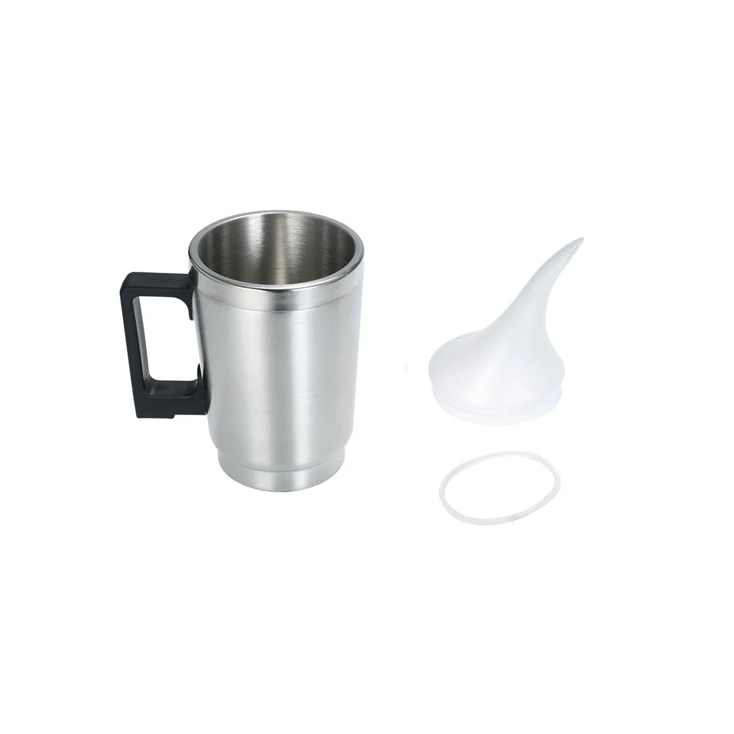 Automobile headlamp renovation parts kit showing stainless steel power adapters and polishing cups for DIY repair.