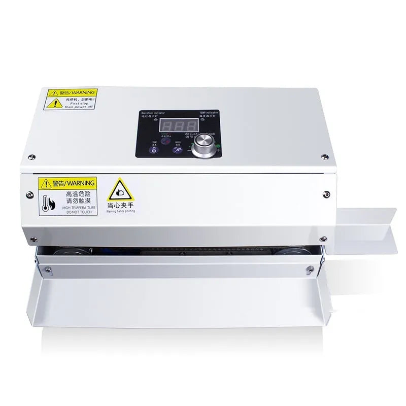 Silver household portable aluminum foil bag sealing machine with three specification options