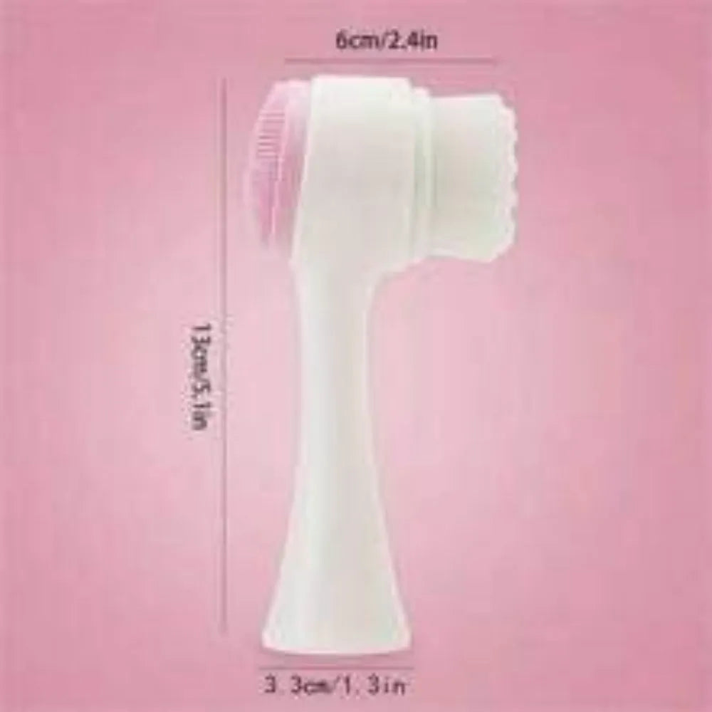 Blue pet paw brush with nylon bristles for dogs and cats grooming