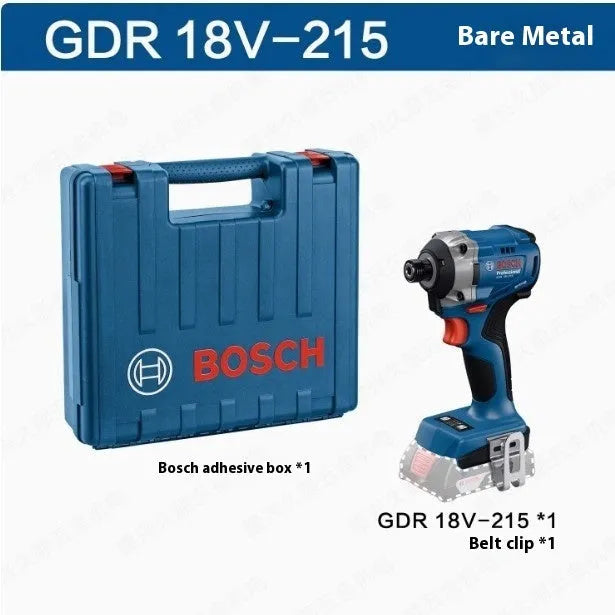GDR18V-215 18V lithium impact screwdriver in short head design with 1/4 inch hex socket