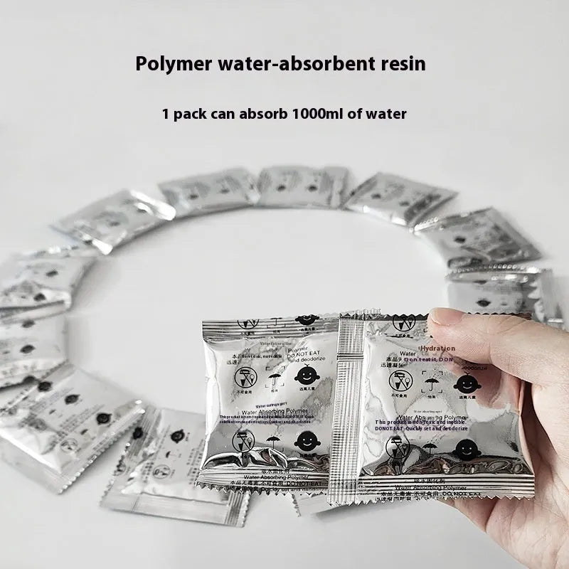 Disposable emergency urine bag with curing agent packs for portable toilet use during travel
