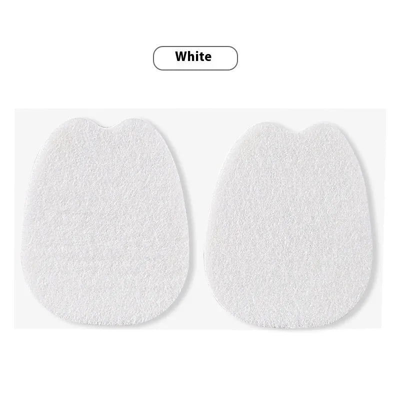 White thin felt shoe tongue stickers for front palm anti-wear protection