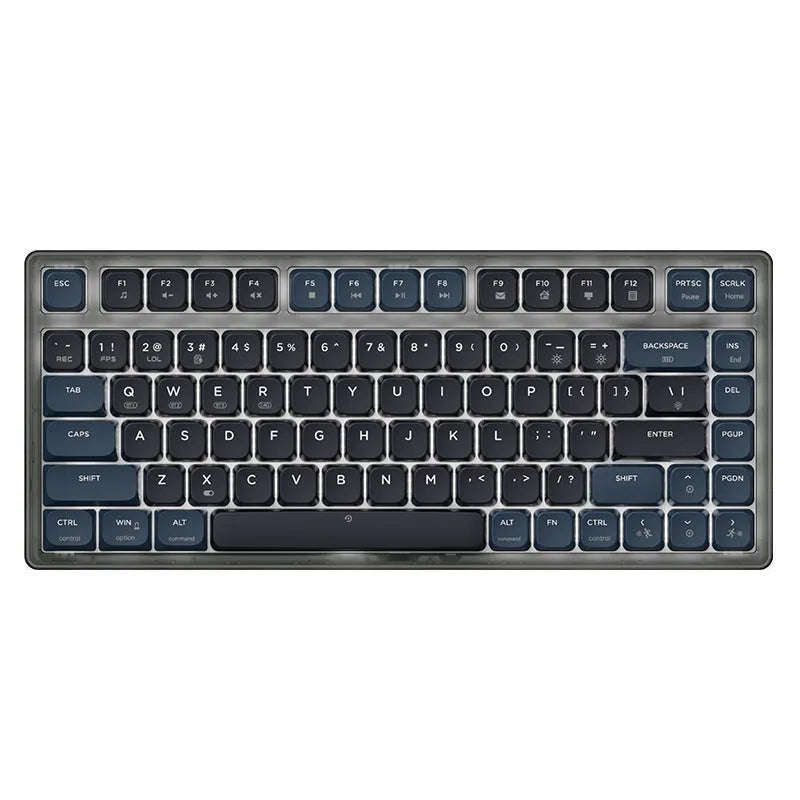 AJAZZ AK832PRO three-mode mechanical keyboard with colour screen and RGB lighting in green or tea colour