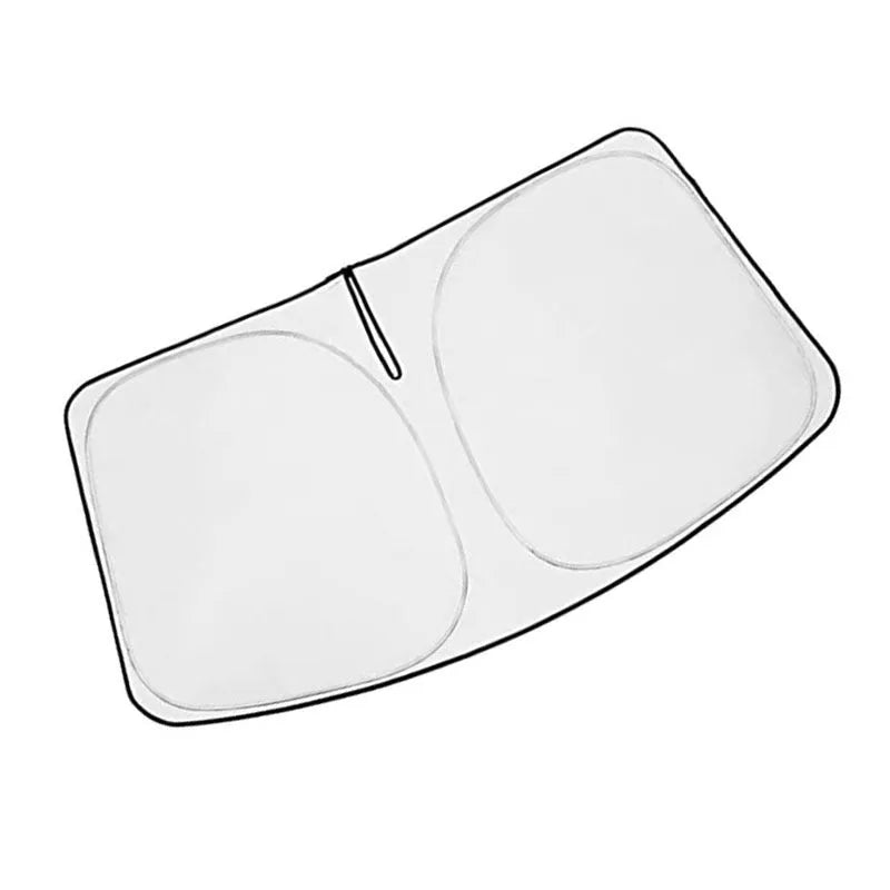 Silver car windshield sunshade designed for Toyota NOAH XOVY 90 series vehicles.
