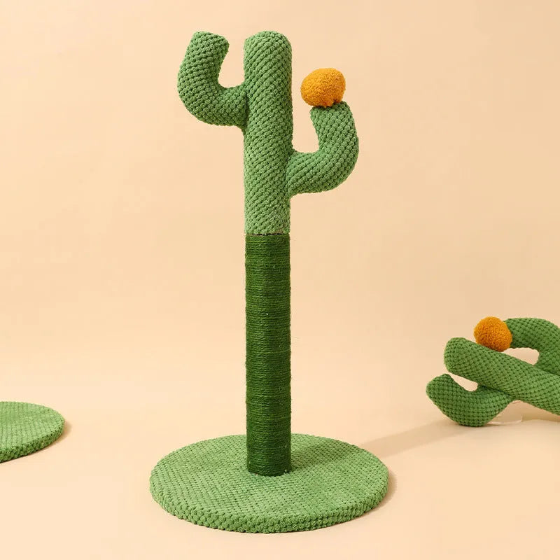 Masson Cactus or Coconut Tree design cat scratch board climber with sisal cotton thread scratching surface.