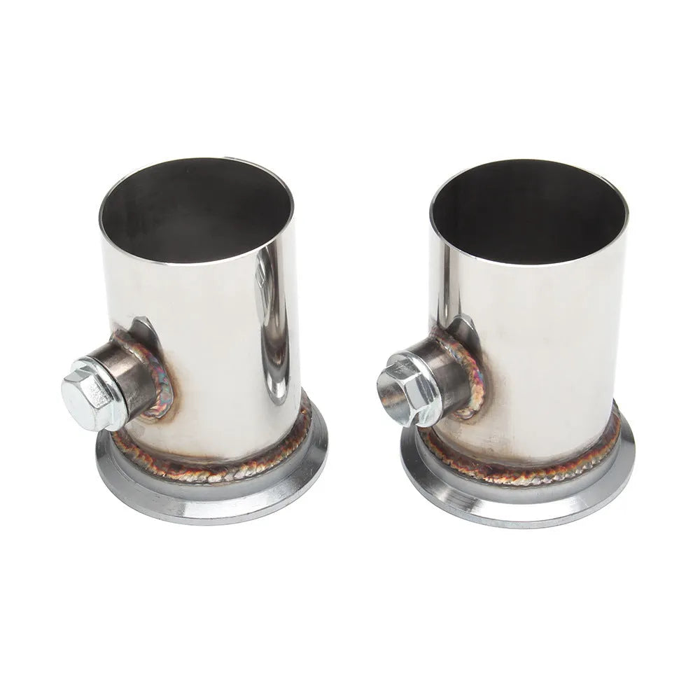 Silver 304 stainless steel modified exhaust manifold banana set for Chevrolet vehicles