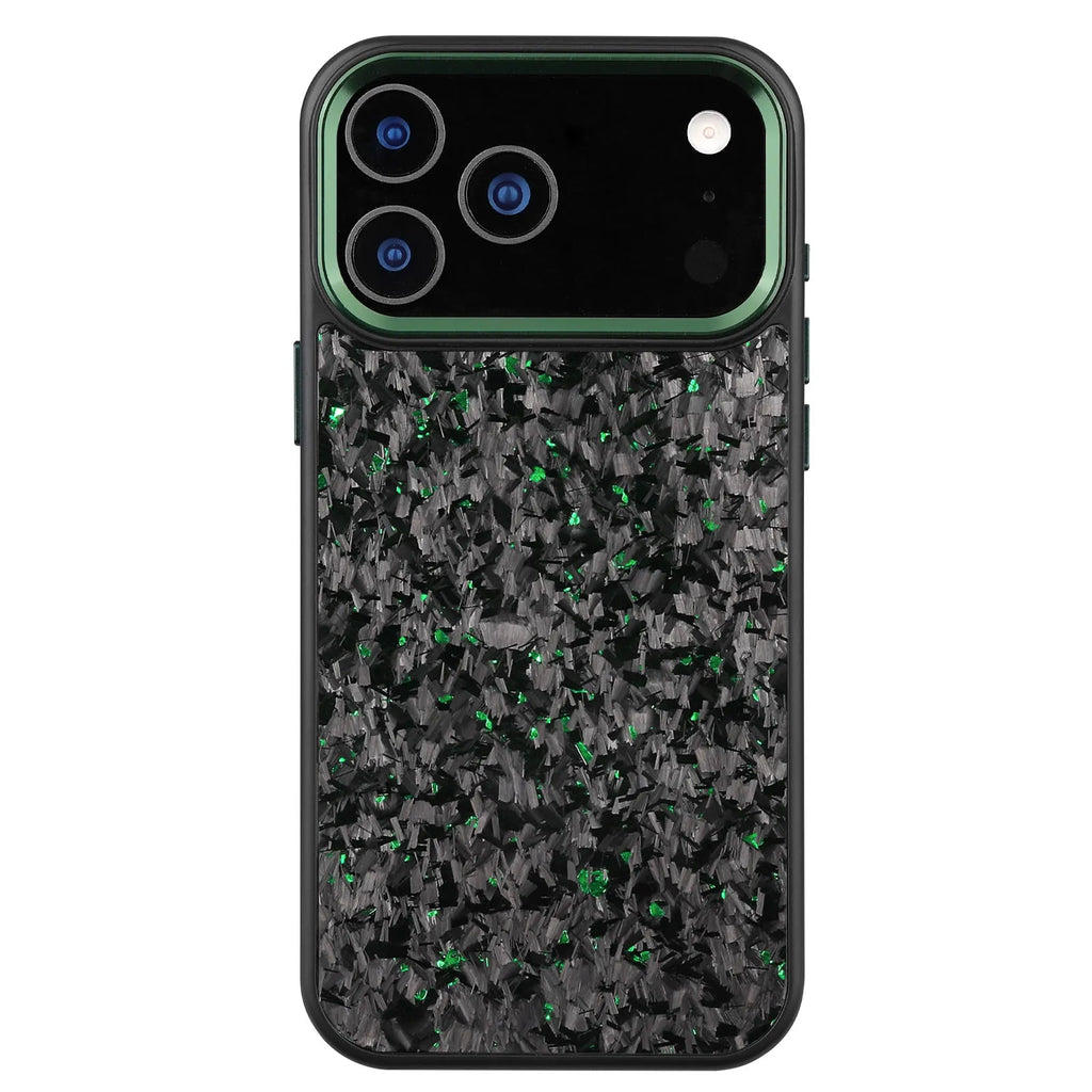 Small grain phone case for iPhone 17 in blue, showing textured back and camera cutout