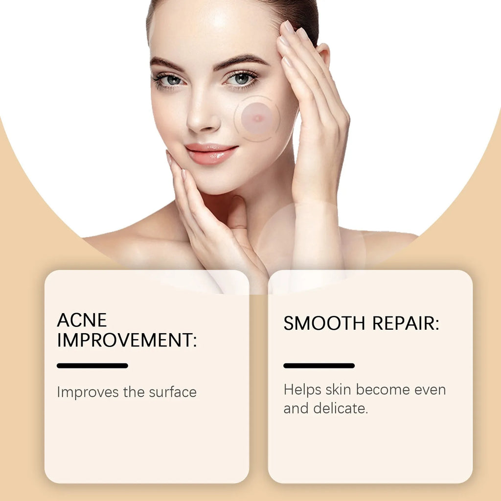 Acne patches pack containing 8 treatment patches with tea tree oil and centella extract