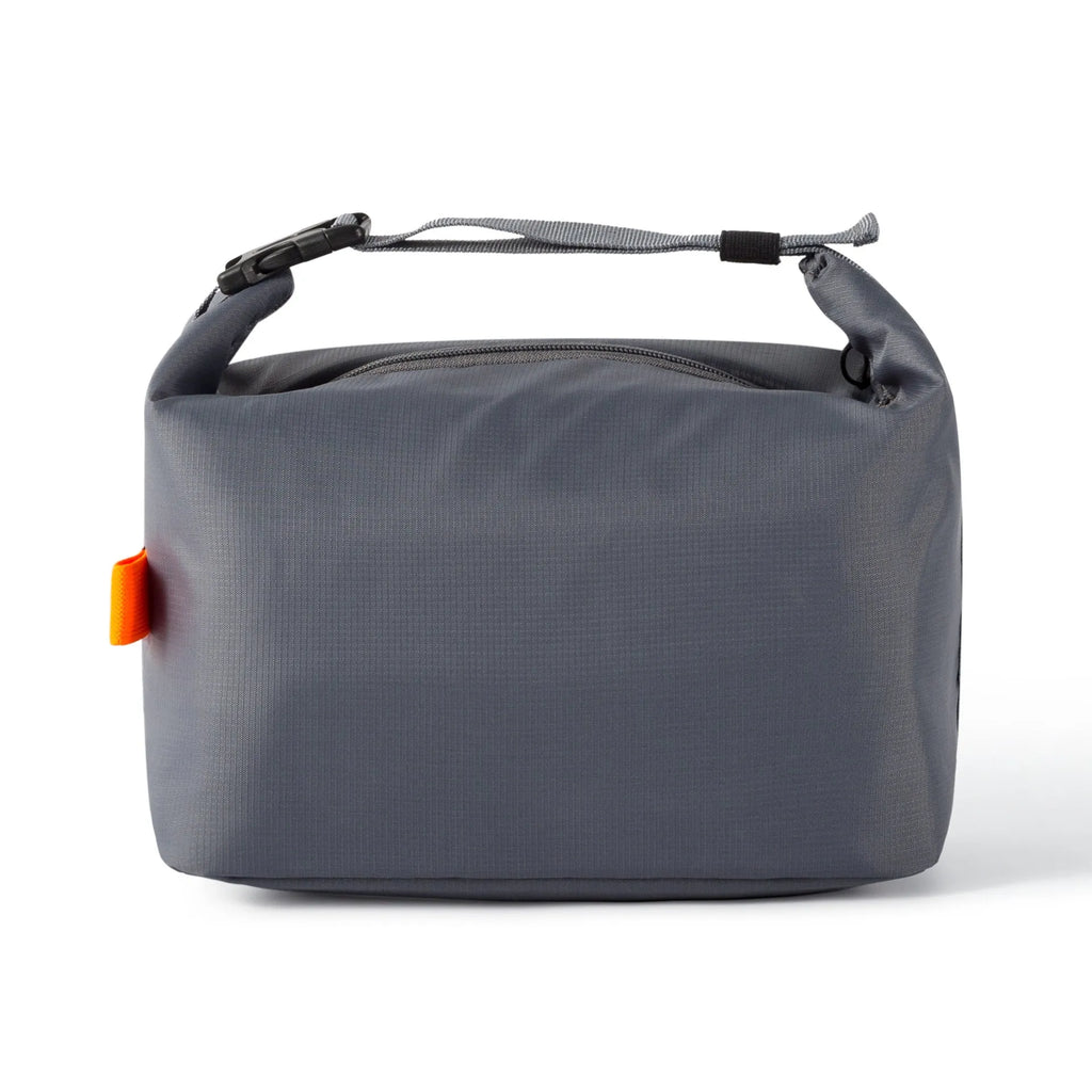Japanese style insulated lunch bag in Oxford cloth, shown in Army Green colour.