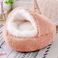 Semi-surrounded waterproof cloth dog kennel in a gradient colour, shown in a 50cm size.