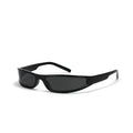 Future style narrow frame sunglasses for women in Mercury colour options including bright black and grey