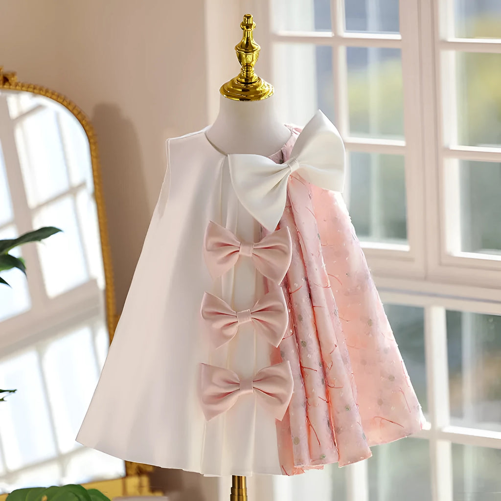 Multicolor children's polyester princess dress in Western style for girls aged 2 to 12 years