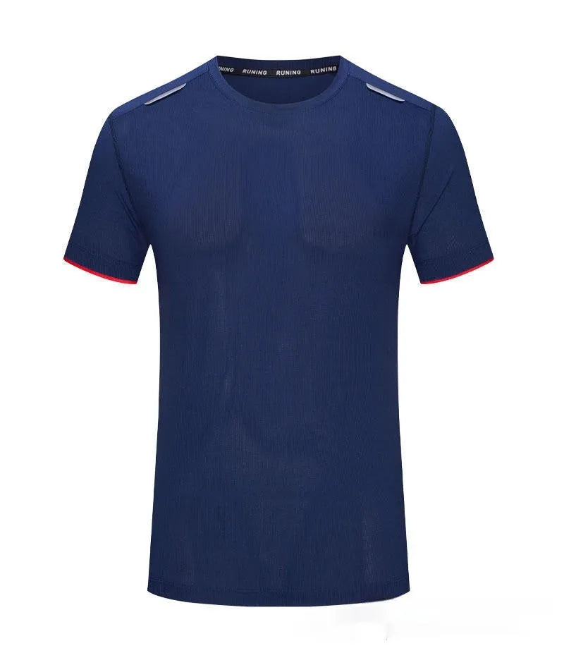 Ice silk quick-dry t-shirt in loose pullover style for summer work and leisure wear