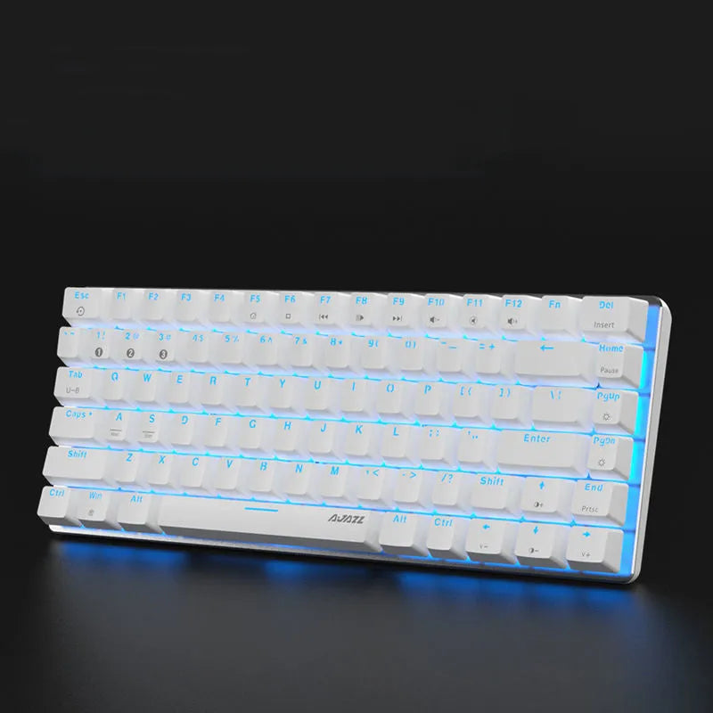Heijue AK33 82-key metal mechanical gaming keyboard with backlight and USB cable