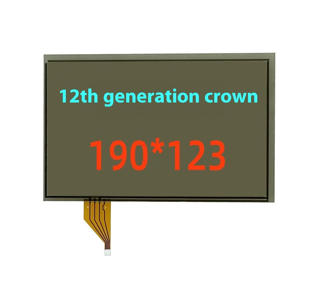 8-inch 4-wire resistance touch outer screen with 480x232 resolution and TTL interface for vehicle navigation