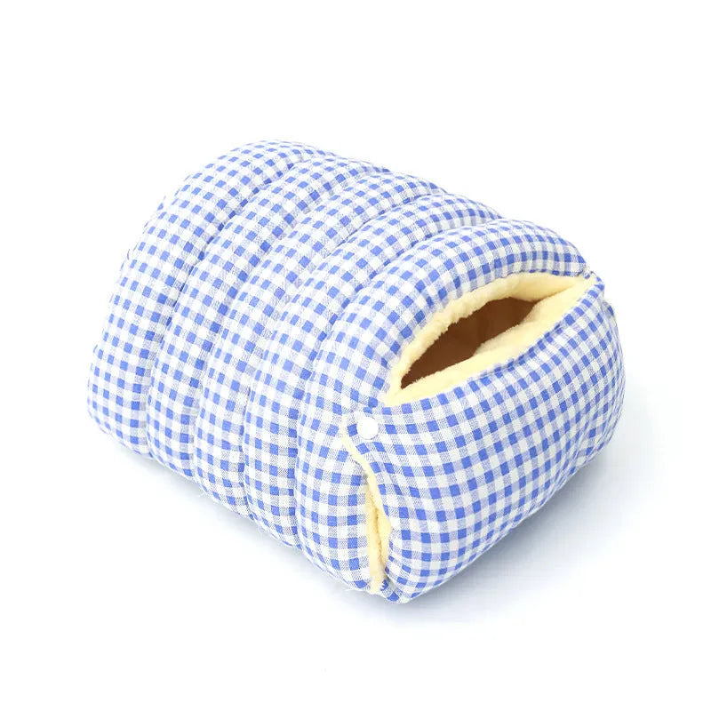 Four seasons removable washable enclosed cat kennel in cloth with semi-enclosed design, available in multiple colours and two sizes