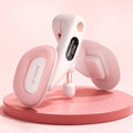 Pelvic floor muscle counting trainer device in gray colour with digital display