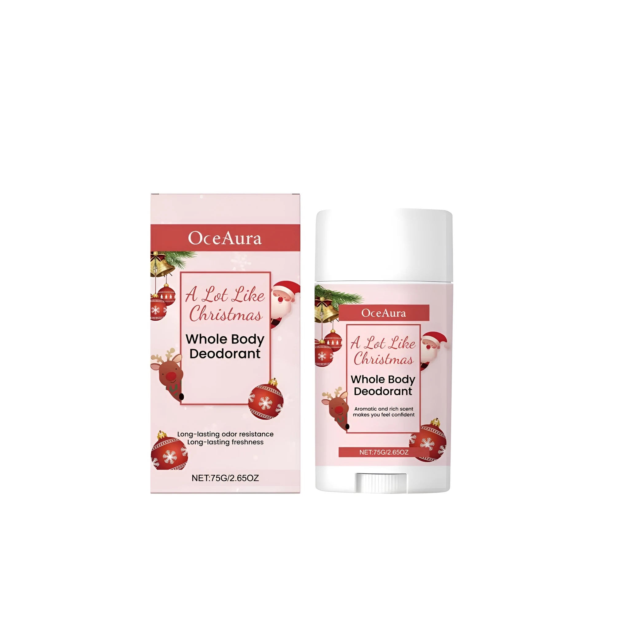 Body deodorant stick 75g in twist-up packaging with pomegranate and lilac extracts