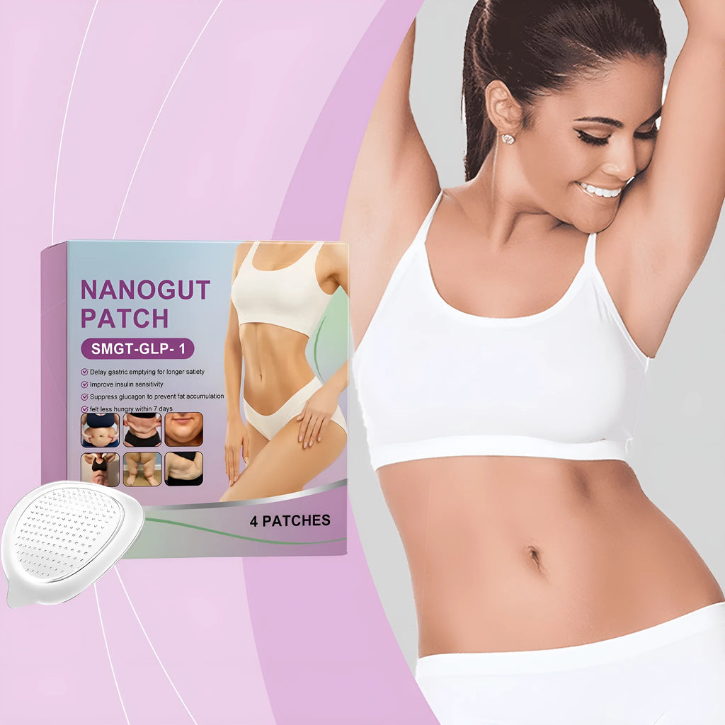 Four 3x3cm nursing adhesive bandage patches with light body display for topical applications