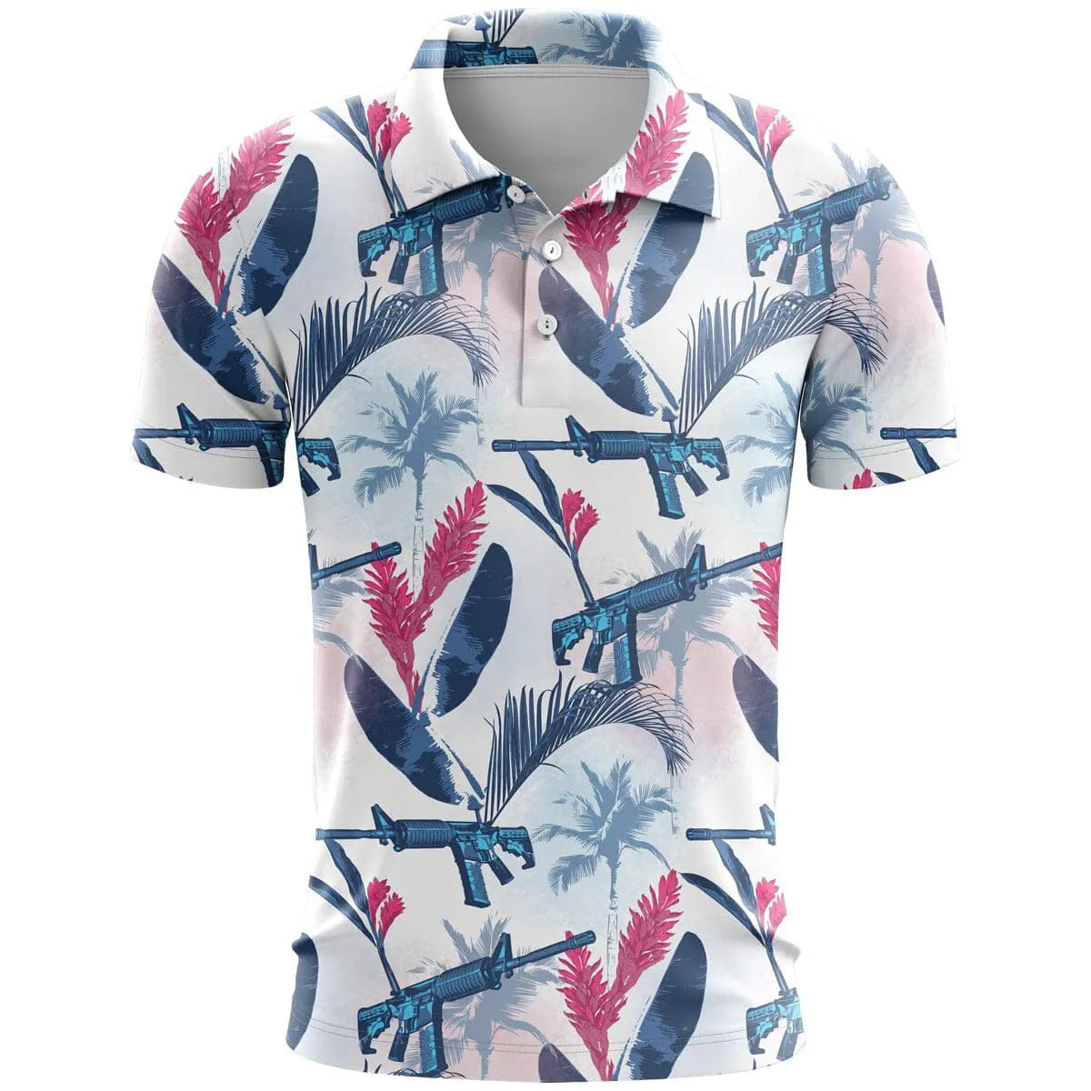 3D printed pattern short sleeve sports top in loose fit, shown in a colour-matching design.