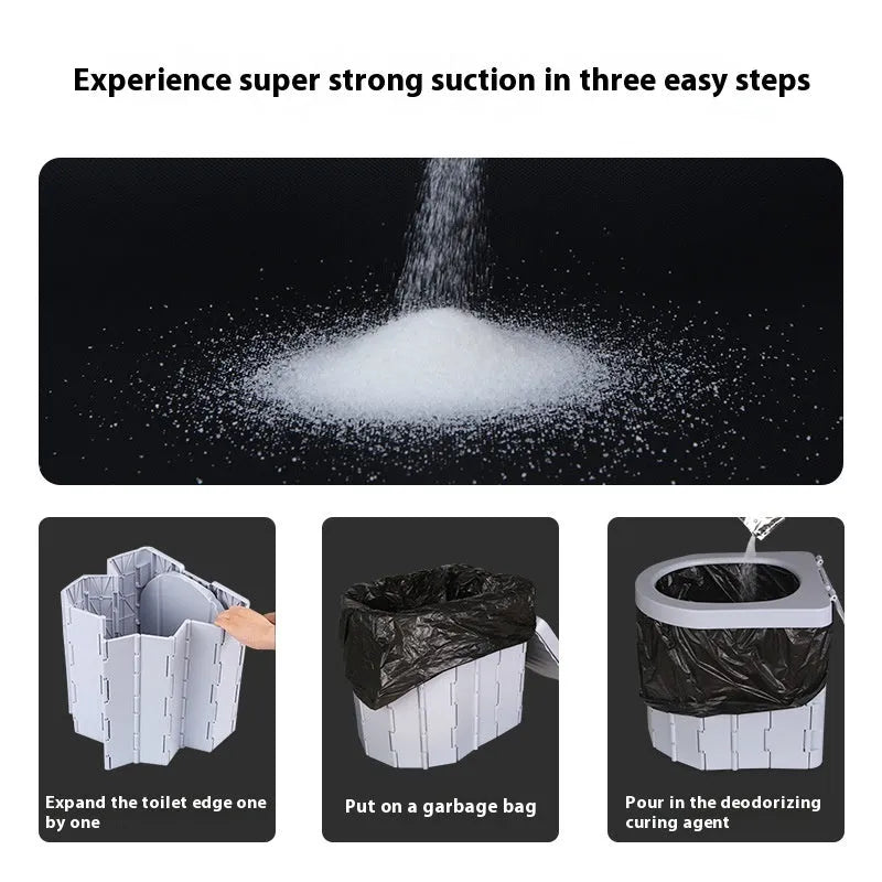 Disposable emergency urine bag with curing agent packs for portable toilet use during travel
