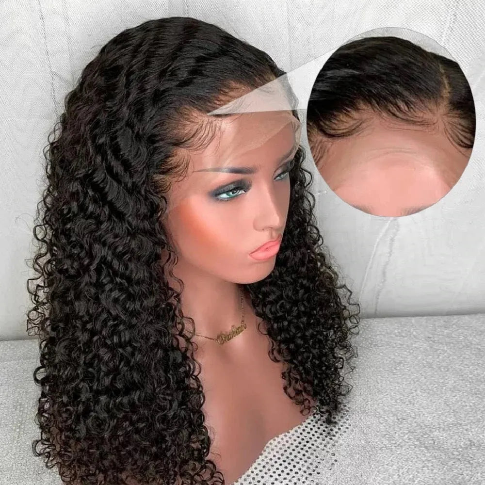 Front lace female straight hair wig in natural colour with 13x4 inch headcover, length 10-30 inches, soft and smooth texture