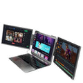 14-inch dual-screen portable monitor IPS LED backlight black wall-mounted external expansion screen