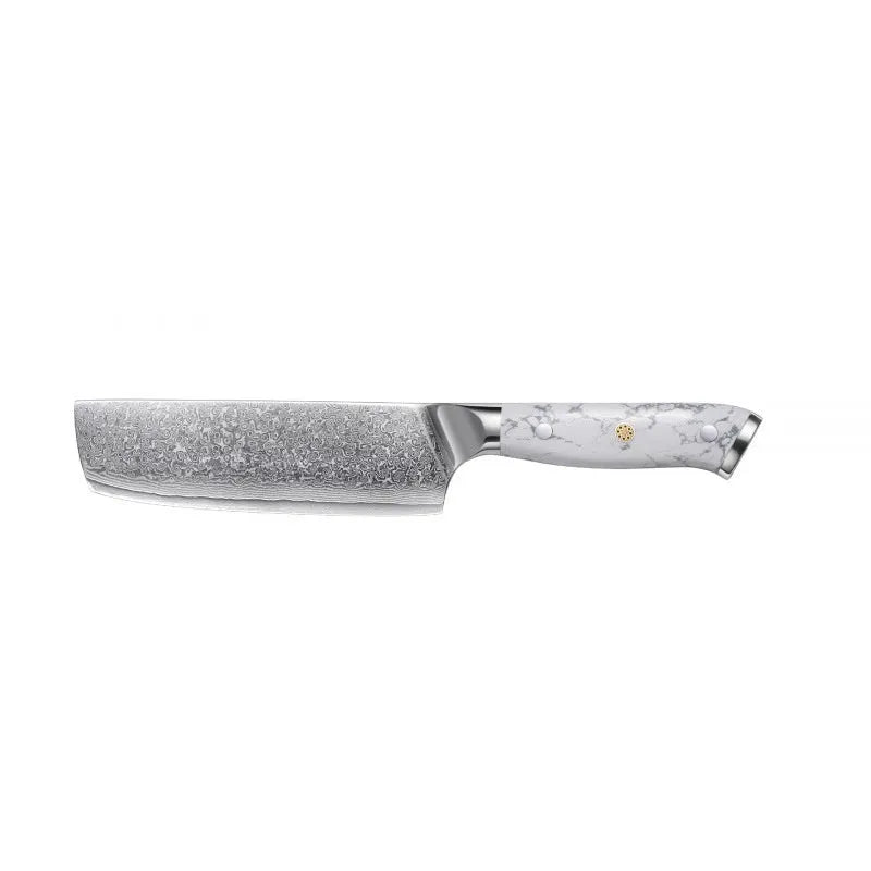 Damascus combined chef knife with 21cm VG10 steel blade and 11cm handle for kitchen use