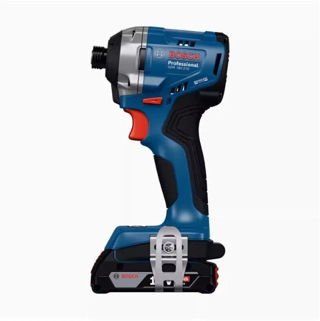 GDR18V-215 18V lithium impact screwdriver in short head design with 1/4 inch hex socket