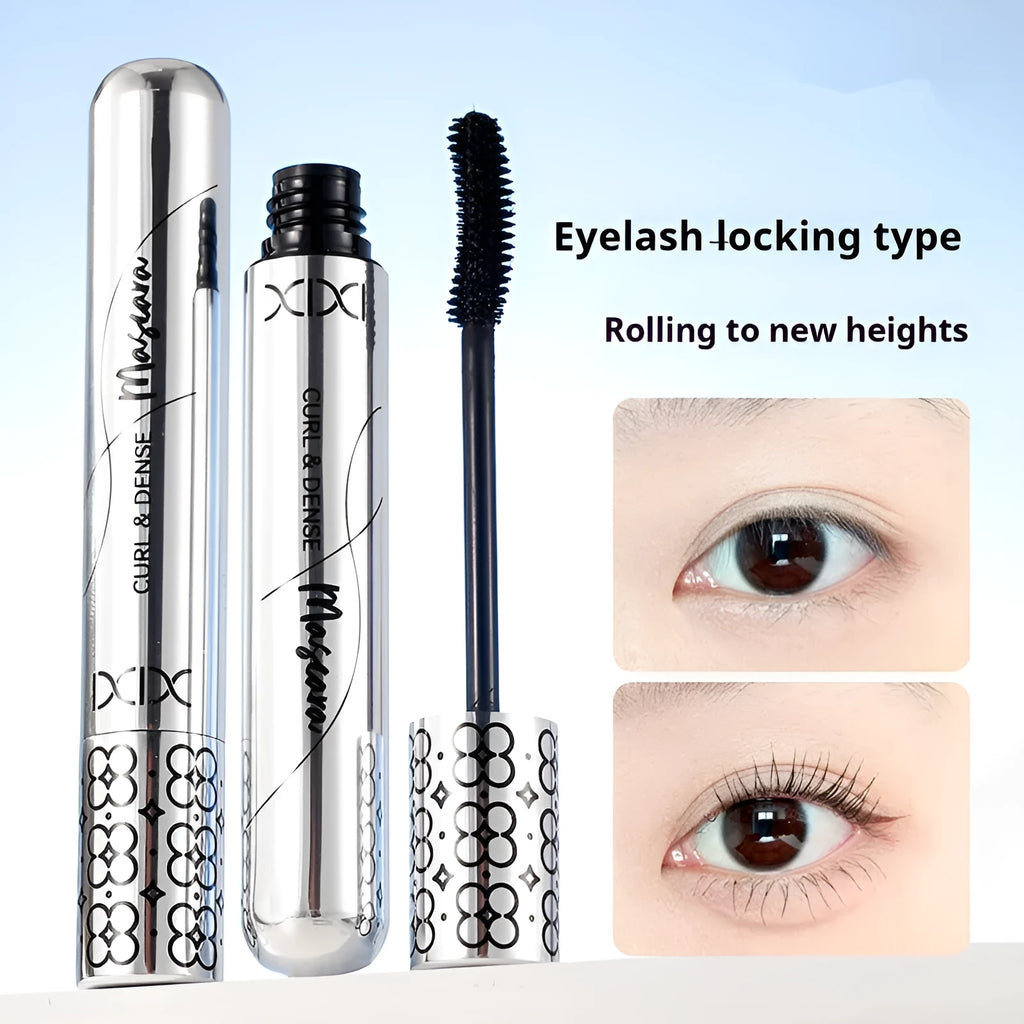 Natural long curling mascara in black for everyday eye makeup suitable for neutral skin