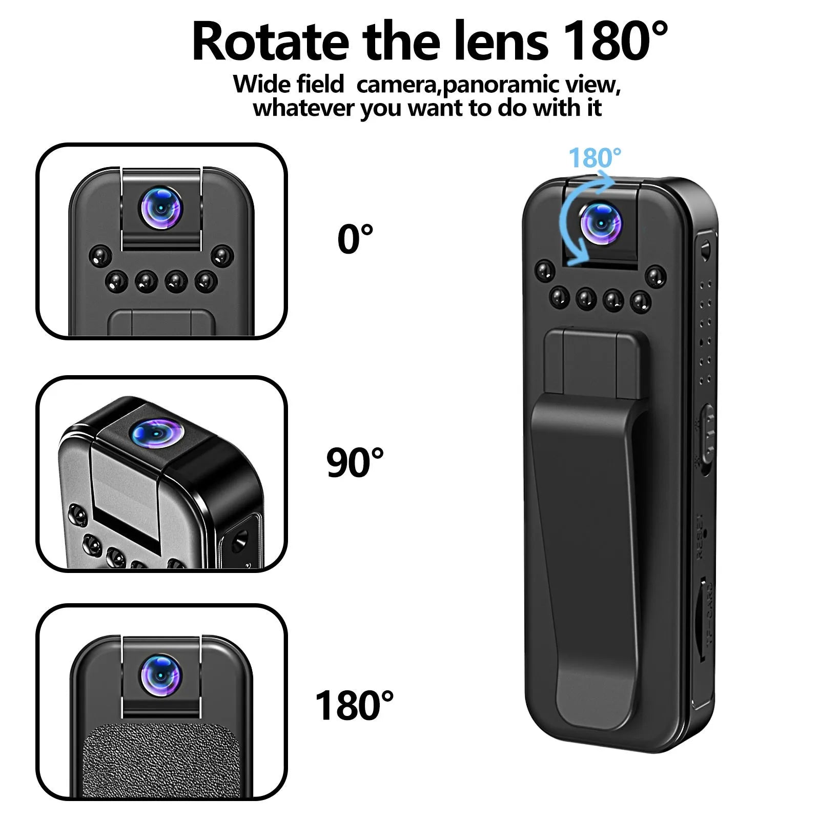 L7 HD infrared security camera with night vision capability and Wi-Fi connectivity