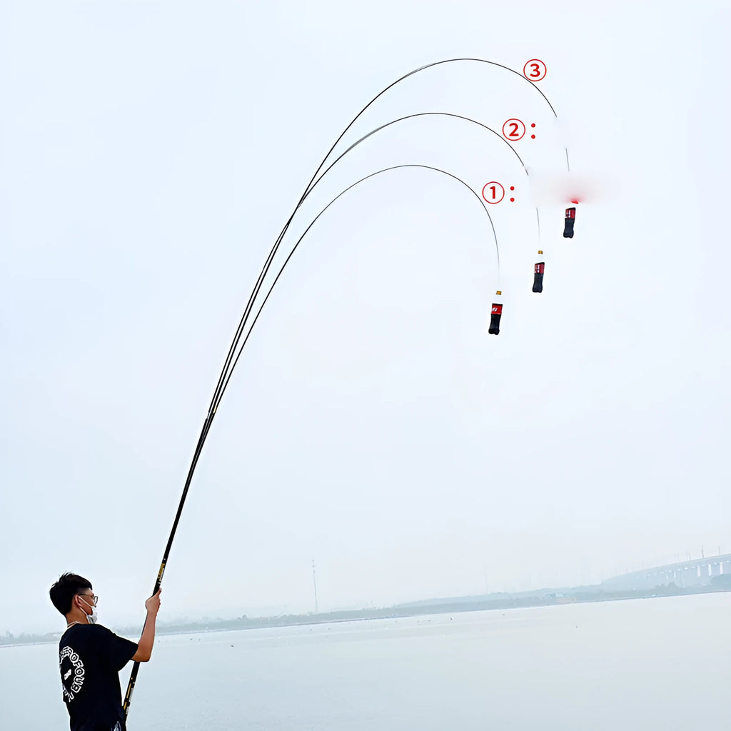 Carbon fishing rod 28 tone super hard super light Taiwan pole 2.7m to 7.2m platform fishing