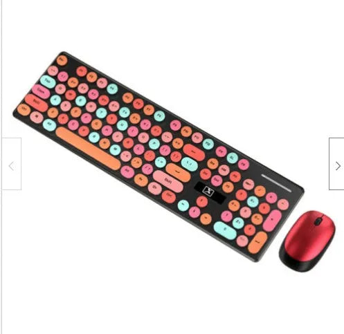 Wireless Vibrant Yellow keyboard and mouse set with backlit keys on a desk.