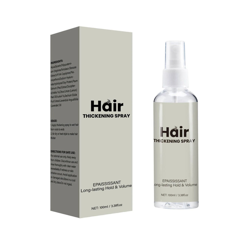 Hair adding fluffy spray 100ml bottle with nozzle for volumising and root lift