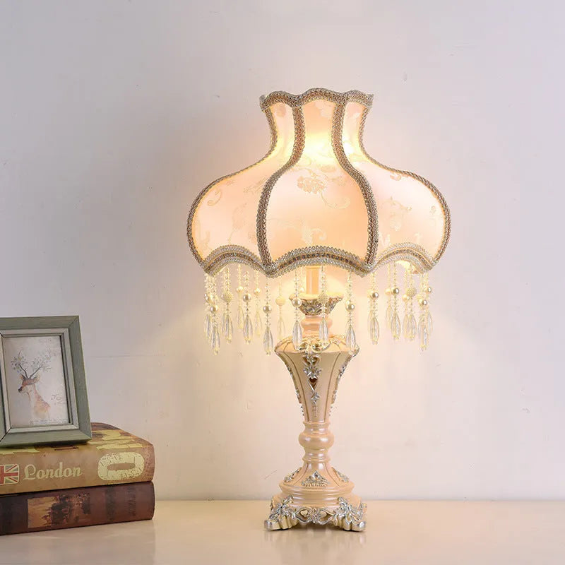 European-style romantic princess table lamp 55cm high with remote control and dimmer switch
