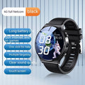 Smart watch with 1.28 inch display in black and white colour options showing side profile