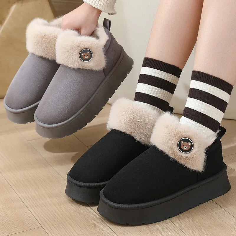 Women's casual flower sneakers with ankle wrap cotton slippers – flat heel, round toe, flyknit upper, multiple sizes
