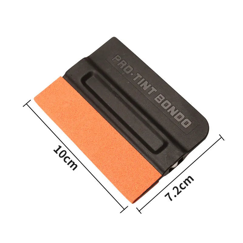 Car colour changing film scraper with ABS handle and interchangeable scraping pads