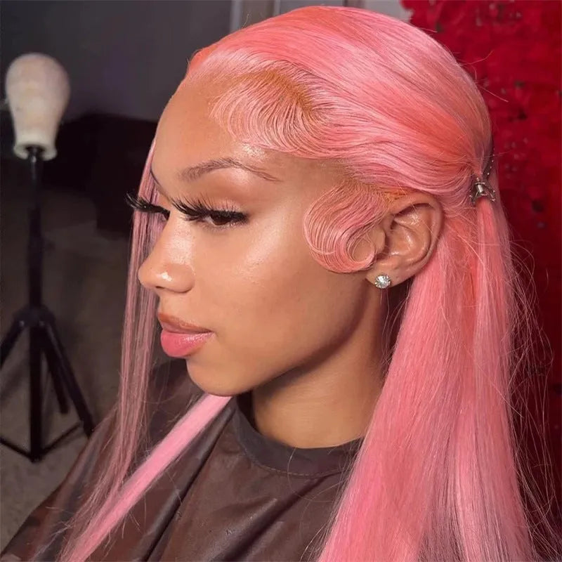 Straight long hair lace wig for women available in 10 to 30 inch lengths