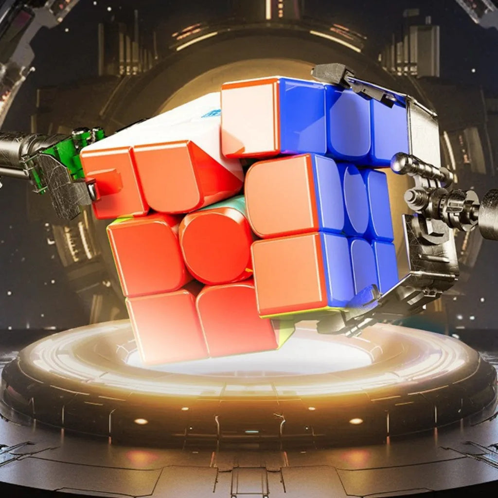 Third-order plastic magnetic Rubik's Cube 5.5cm educational toy for children and adults