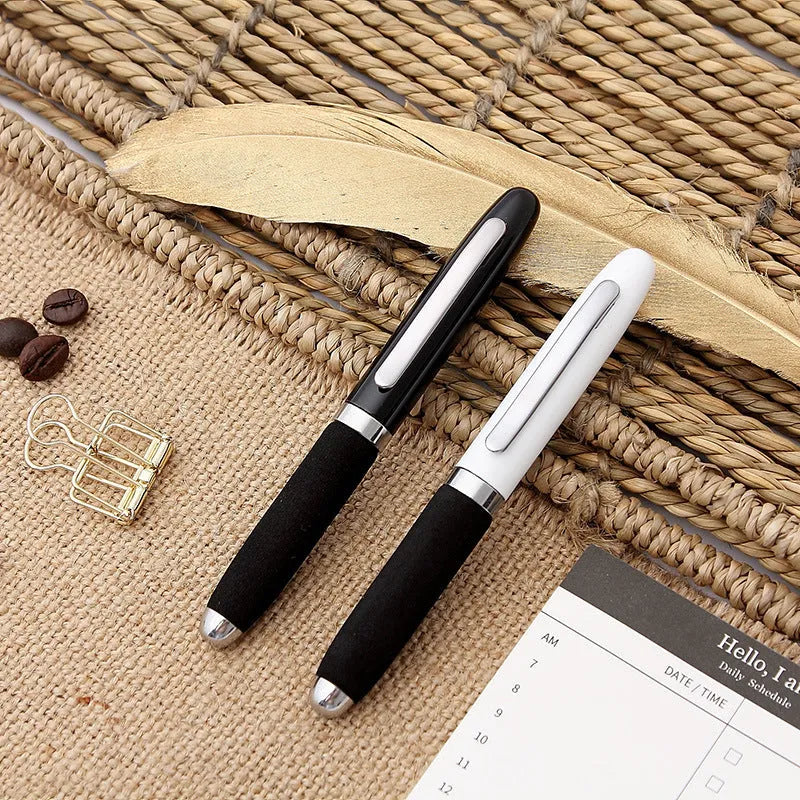 EVA metal cap mini ballpoint pen with 1.0mm tip shown in silver, dimensions 112mm by 12mm.