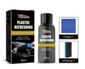 Nano plastic refresh coating kit with bottle, sponge and towel for car headlight and trim restoration