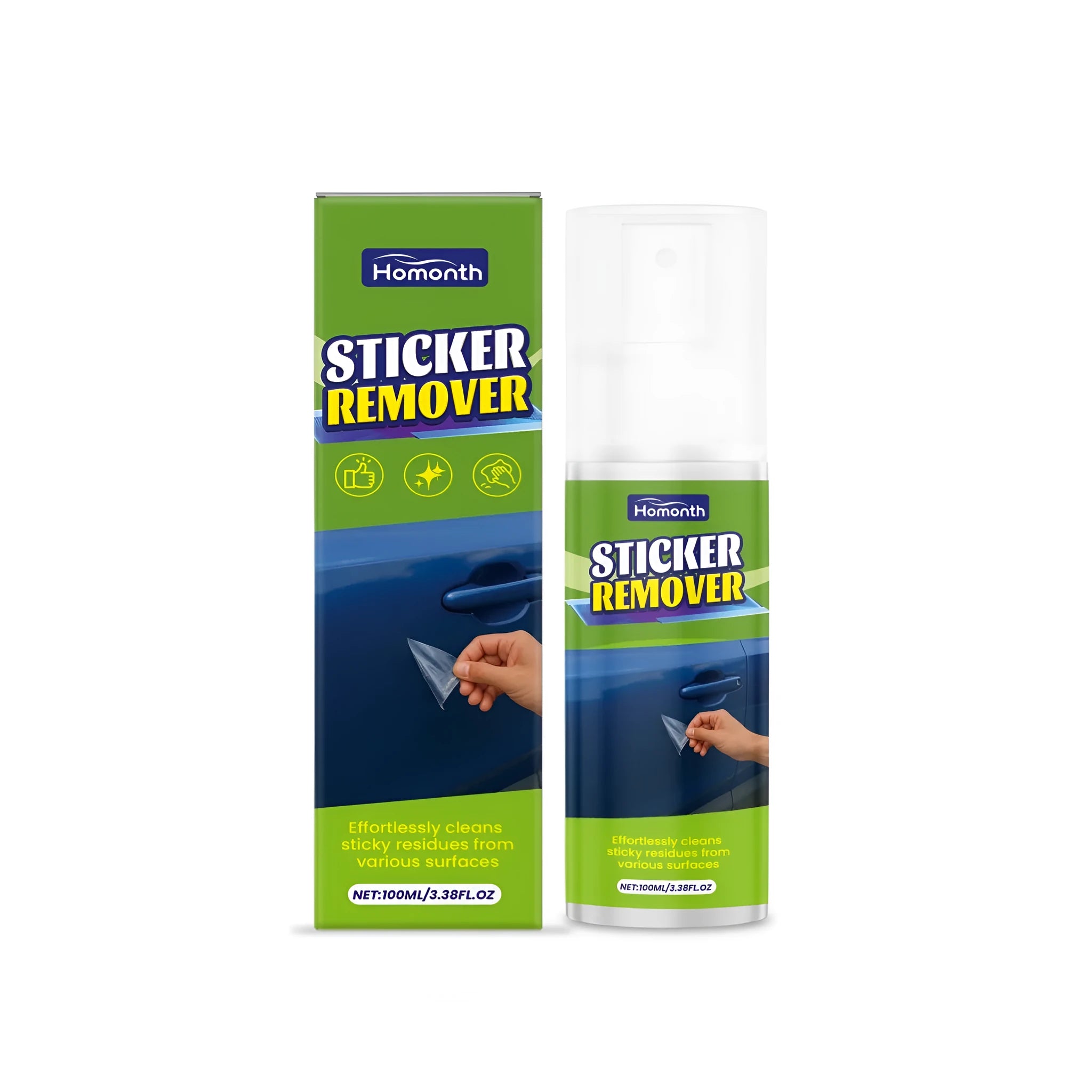 100ml multifunctional adhesive remover bottle for removing sticker glue and tape residue from glass and metal surfaces