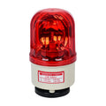 LTE-1101J industrial warning light with rotating red/yellow/green dome and sound alarm