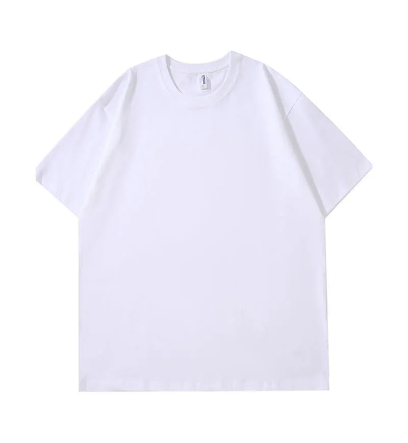 240g heavy cotton t-shirt in multiple colours with short sleeves and loose fit for teenagers