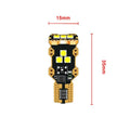 T15 automotive reverse light bulb with white housing and 6000K colour temperature specification