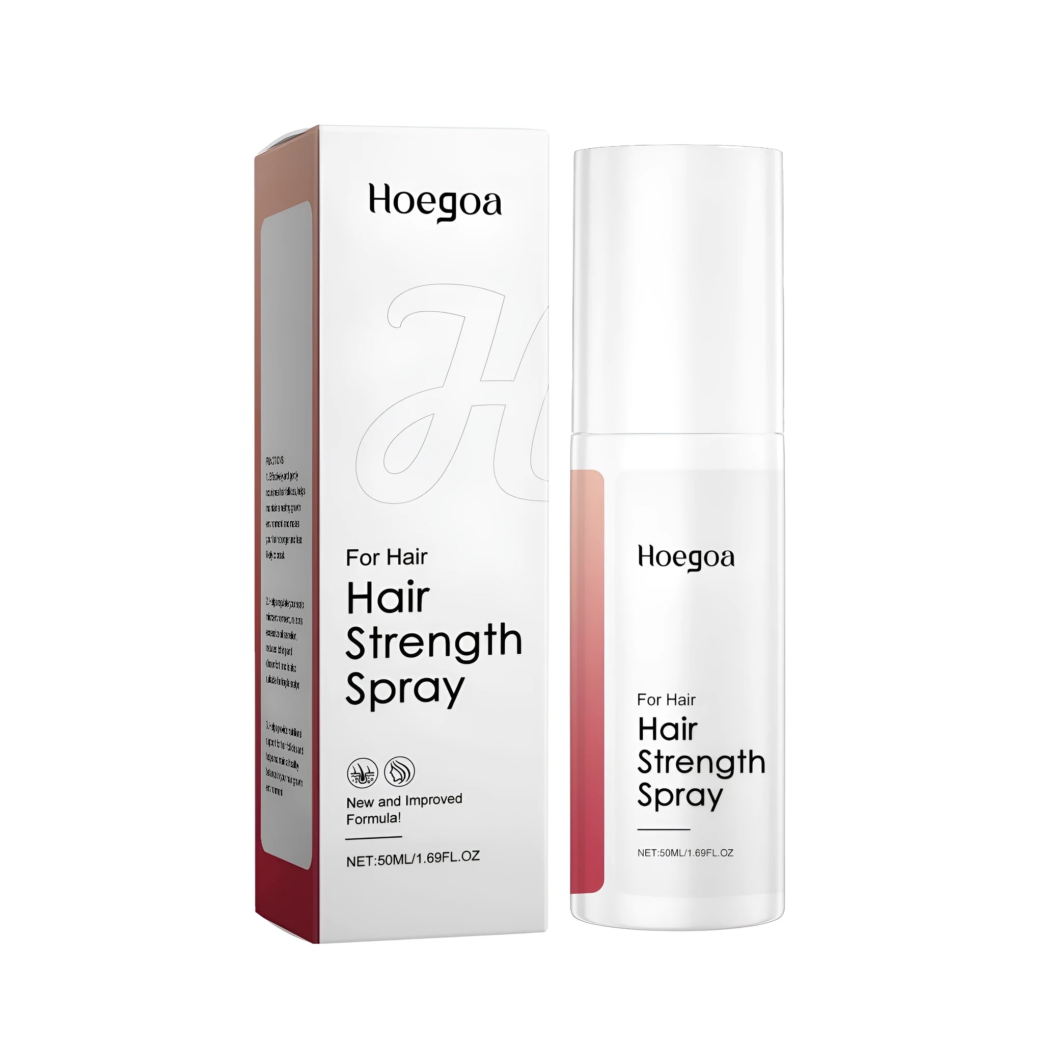 50ml bottle of Anti Degenerating Facial Spray with spray nozzle, containing glycerin and vitamin E.